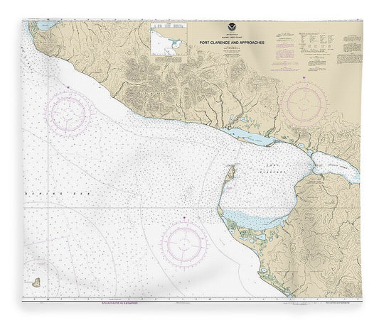 Nautical Chart 16204 Port Clarence Approaches Blanket