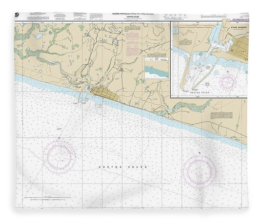 Nautical Chart 16206 Nome Hbr Approaches, Norton Sound, Nome Harbor Blanket