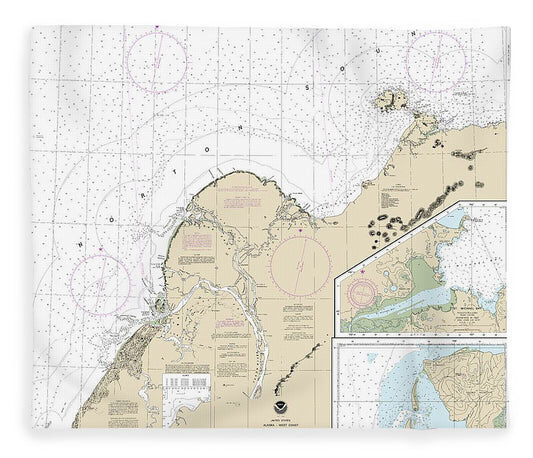Nautical Chart 16240 Cape Ramonzof St Michael, St Michael Bay, Approaches Cape Ramanzof Blanket