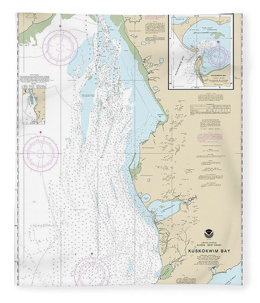 Nautical Chart 16300 Kuskokwim Bay, Goodnews Bay Blanket