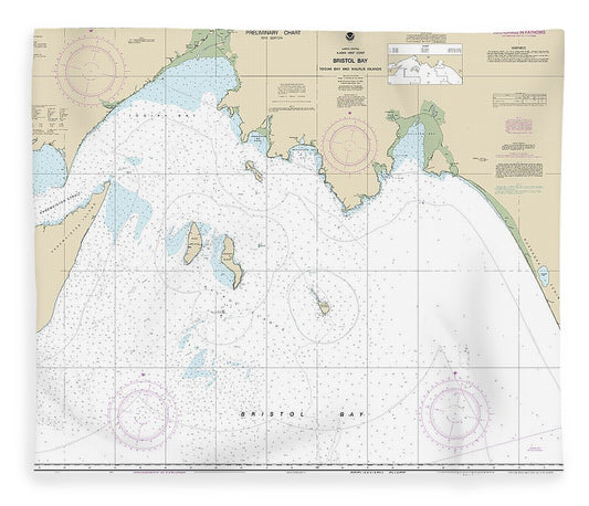 Nautical Chart 16315 Bristol Bay Togiak Bay Walrus Islands Blanket