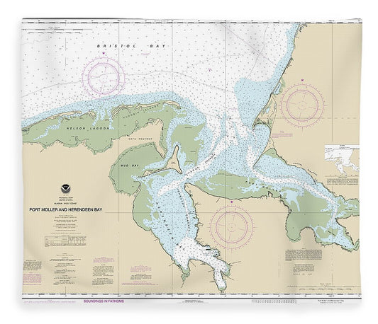 Nautical Chart 16363 Port Moller Herendeen Bay Blanket
