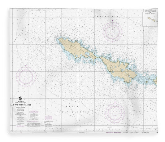 Nautical Chart 16435 Semichi Islands Alaid Nizki Islands Blanket