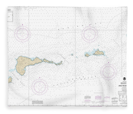 Nautical Chart 16484 Atka Island Chugul Island Atka Island Blanket