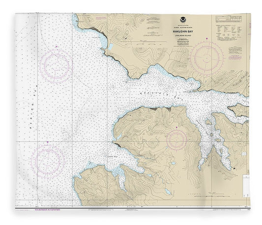 Nautical Chart 16517 Makushin Bay Blanket