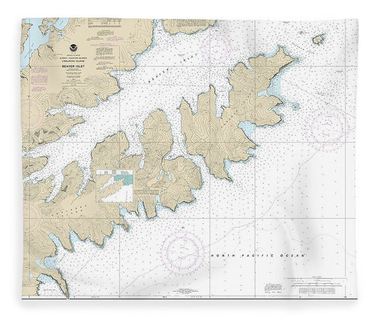 Nautical Chart 16522 Beaver Inlet Blanket