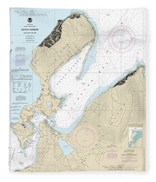 Nautical Chart 16529 Dutch Harbor Blanket