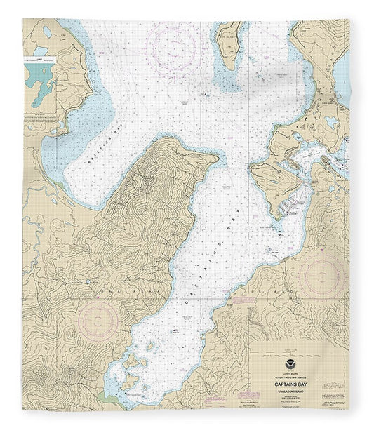 Nautical Chart 16530 Captains Bay Blanket