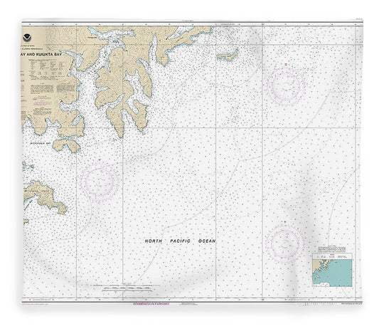 Nautical Chart 16561 Mitrofania Bay Kuiukta Bay Blanket