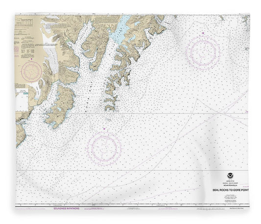 Nautical Chart 16681 Seal Rocks Gore Point Blanket