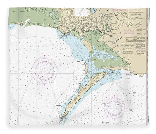 Nautical Chart 16723 Controller Bay Blanket
