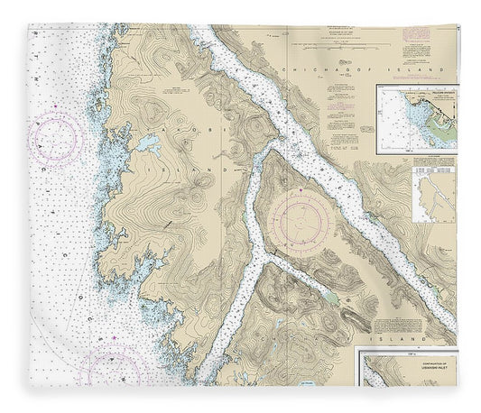 Nautical Chart 17303 Yakobi Island Lisianski Inlet, Pelican Harbor Blanket
