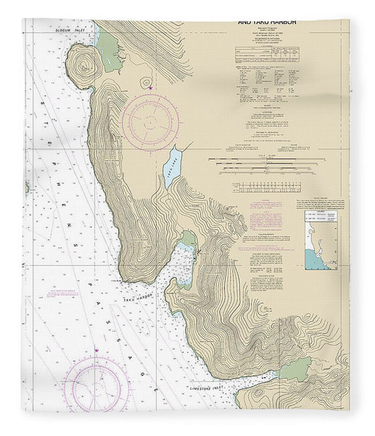 Nautical Chart 17314 Slocum Limestone Inlets Taku Harbor Blanket