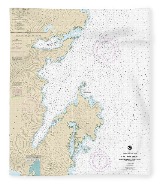 Nautical Chart 17331 Chatham Strait Ports Alexander, Conclusion, Armstrong Blanket