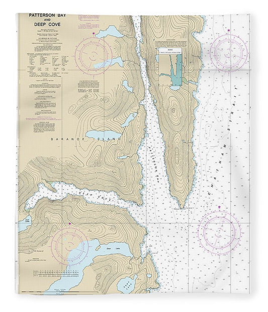 Nautical Chart 17335 Patterson Bay Deep Cove Blanket