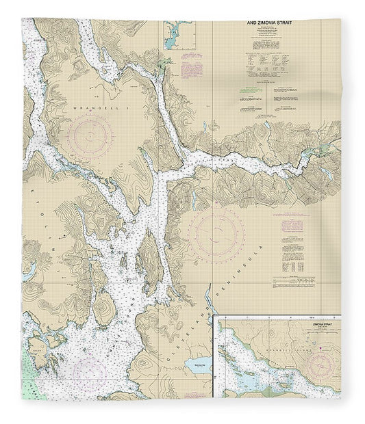 Nautical Chart 17385 Ernest Sound Eastern Passage Zimovia Strait, Zimovia Strait Blanket