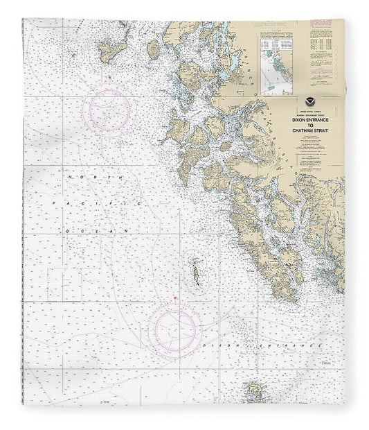 Nautical Chart 17400 Dixon Entrance Chatham Strait Blanket