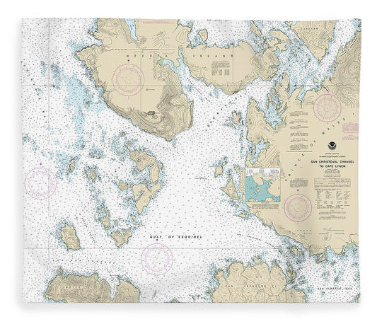 Nautical Chart 17404 San Christoval Channel Cape Lynch Blanket