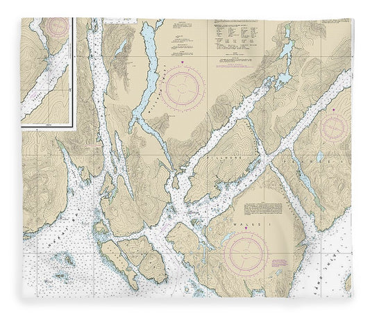 Nautical Chart 17437 Portland Inlet Nakat Bay Blanket