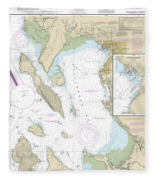 Nautical Chart 18424 Bellingham Bay, Bellingham Harbor Blanket