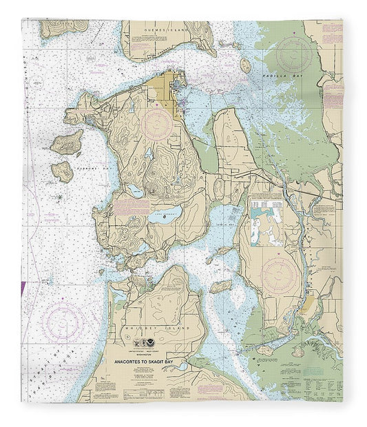 Nautical Chart 18427 Anacortes Skagit Bay Blanket