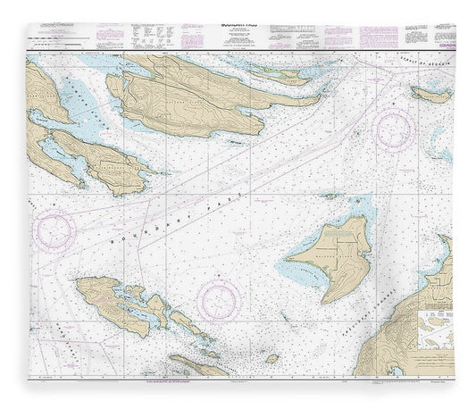 Nautical Chart 18432 Boundary Pass Blanket