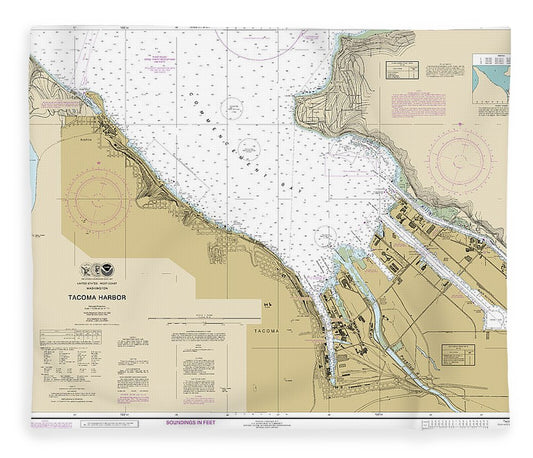 Nautical Chart 18453 Tacoma Harbor Blanket