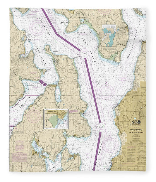 Nautical Chart 18473 Puget Sound Oak Bay Shilshole Bay Blanket