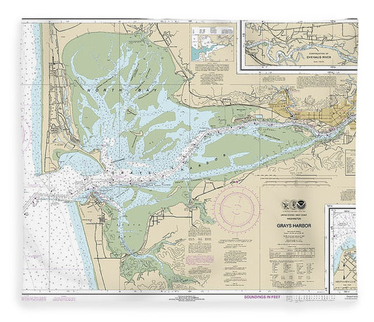 Nautical Chart 18502 Grays Harbor, Westhaven Cove Blanket