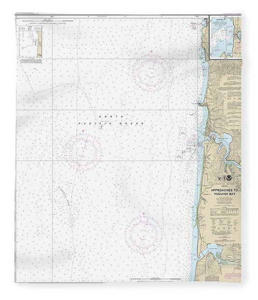 Nautical Chart 18561 Approaches Yaquina Bay, Depoe Bay Blanket