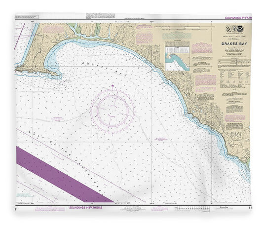Nautical Chart 18647 Drakes Bay Blanket