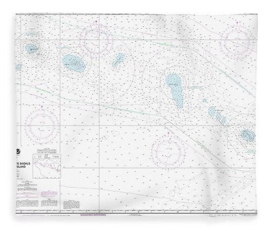 Nautical Chart 19019 French Frigate Shoals Laysan Island Blanket