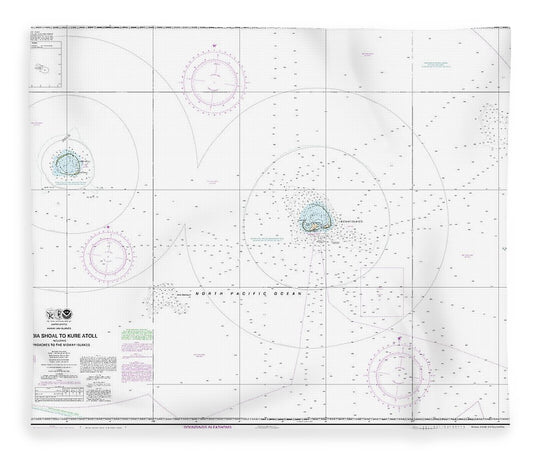 Nautical Chart 19480 Gambia Shoal Kure Atoll Including Approaches The Midway Islands Blanket