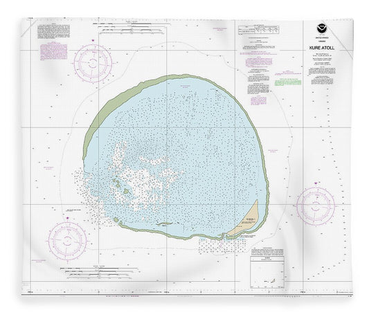 Nautical Chart 19483 Hawaii Kure Atoll Blanket