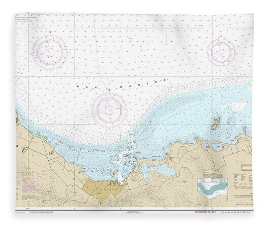 Nautical Chart 25645 Christiansted Harbor Blanket