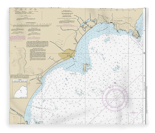 Nautical Chart 25665 Punta Lima Cayo Batata Blanket