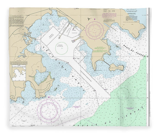 Nautical Chart 25666 Ensenada Honda Blanket