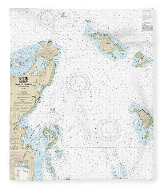 Nautical Chart 25667 Bahia De Fajardo Approaches Blanket