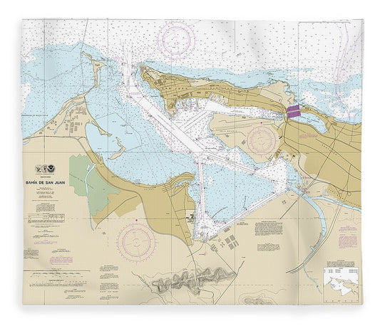 Nautical Chart 25670 Bahia De San Juan Blanket