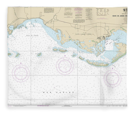 Nautical Chart 25687 Bahia De Jobos Bahia De Rincon Blanket