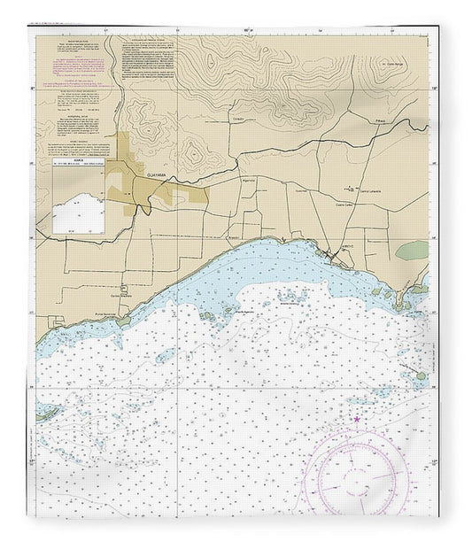 Nautical Chart 25689 Puerto Arroyo Blanket
