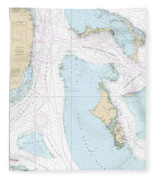 Nautical Chart 4149 Straits Florida “ Eastern Part Blanket
