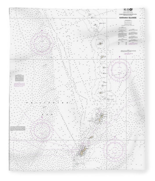 Nautical Chart 81004 Commonwealth The Northern Mariana Islands Blanket