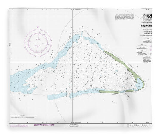 Nautical Chart 83153 United States Possesion Kingman Reef Blanket