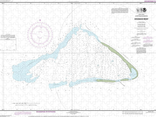 Nautical Chart 83153 United States Possesion Kingman Reef Puzzle