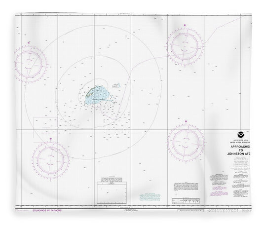 Nautical Chart 83633 United States Possession Approaches Johnston Atoll Blanket