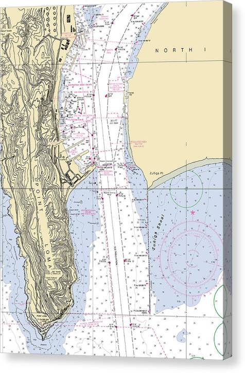 Point Loma-California Nautical Chart Canvas Print