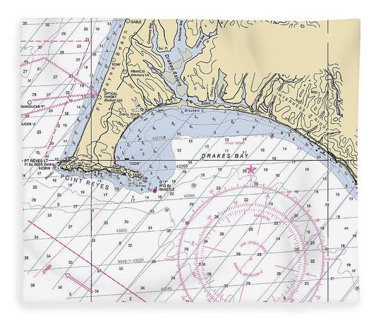 Point Reyes  California Nautical Chart _V6 Blanket