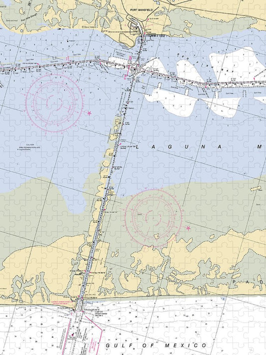 Port Mansfield Texas Nautical Chart Puzzle