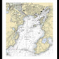 Gloucester-massachusetts Nautical Chart 1 - Framed Print